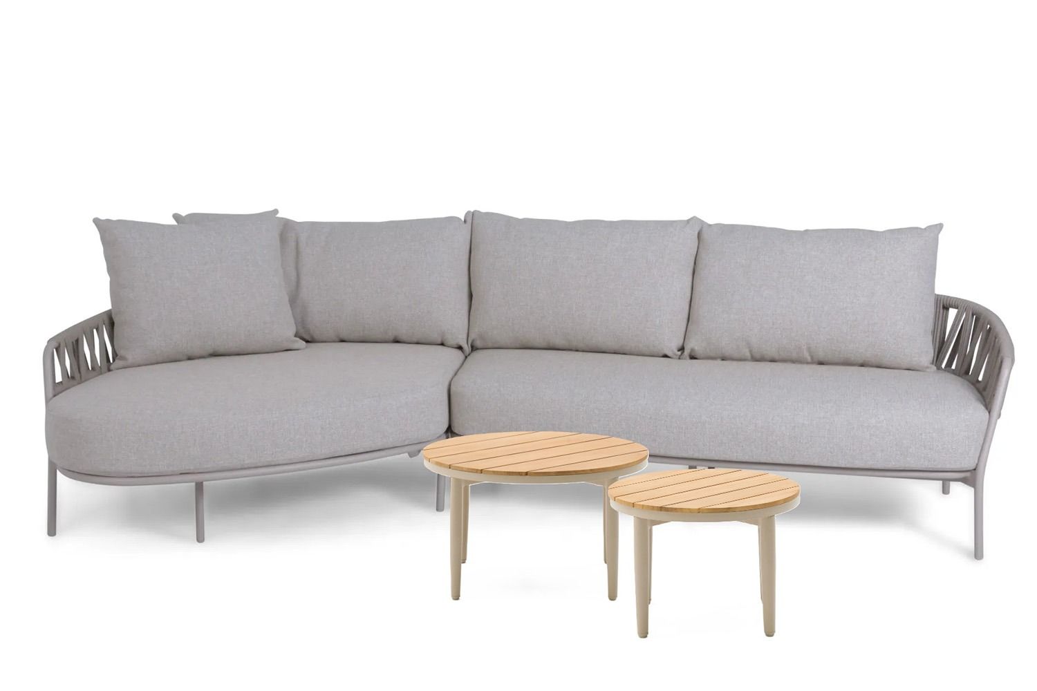 4 Seasons Outdoor Calma/Toscane 50/70 cm hoek loungeset 4-delig