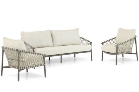 4 Seasons Outdoor Allora stoel-bank loungeset 3-delig