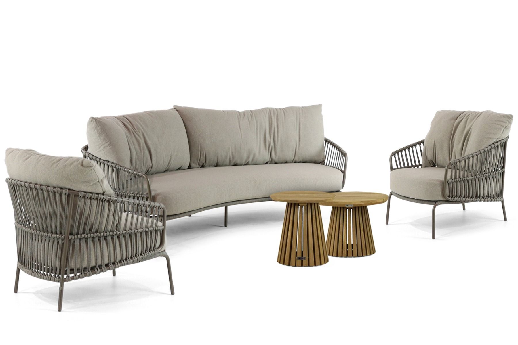 4 Seasons Outdoor Capalbio/Fungo 45/55cm stoel-bank loungeset 5-delig thumbnail
