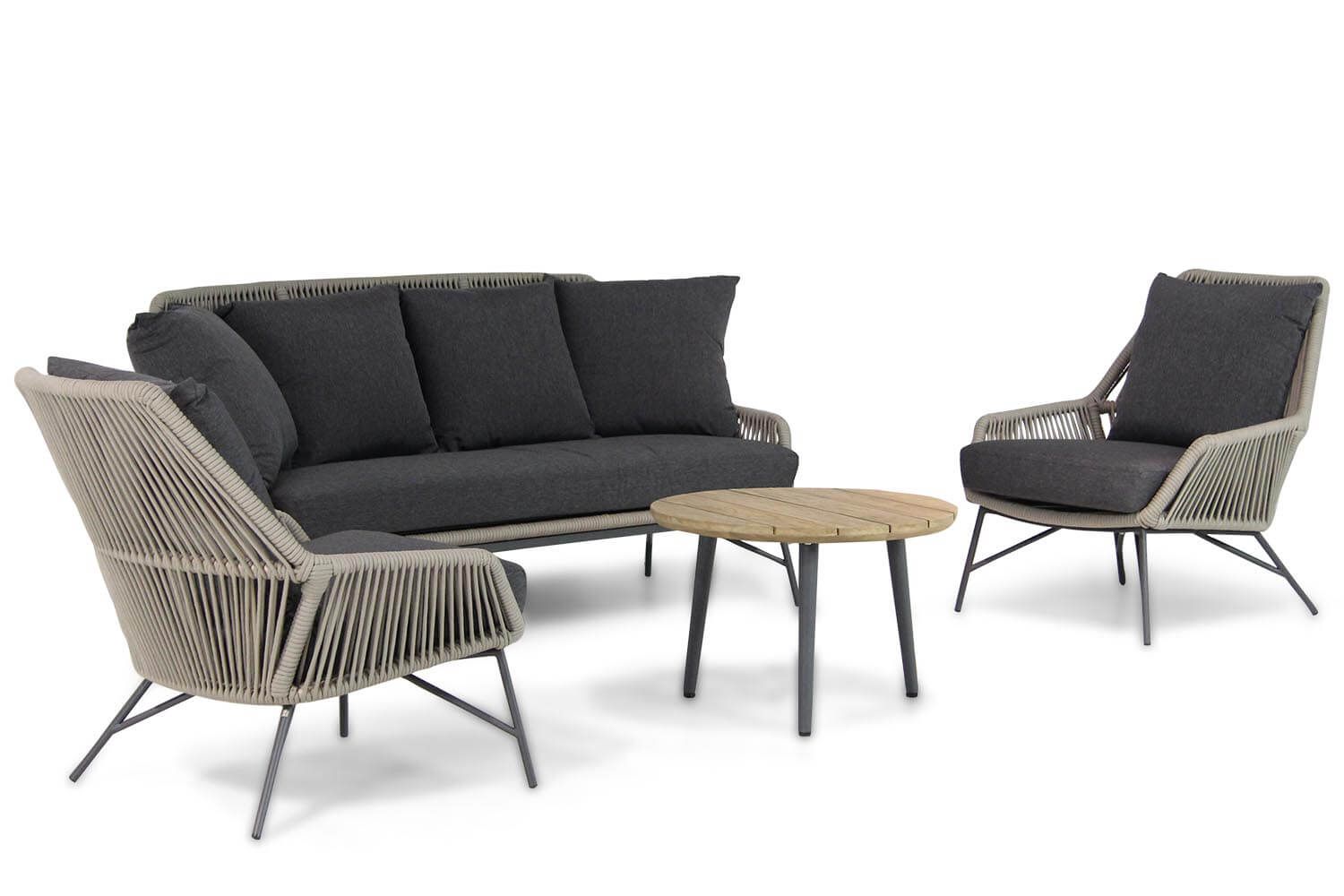 4 Seasons Outdoor Ramblas/Montana 70 cm stoel-bank loungeset 4-delig thumbnail