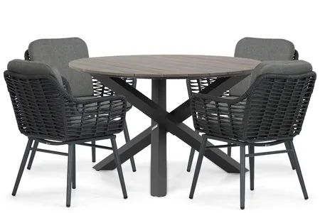 Coco Antoni/Ancona 125 cm dining tuinset 5-delig