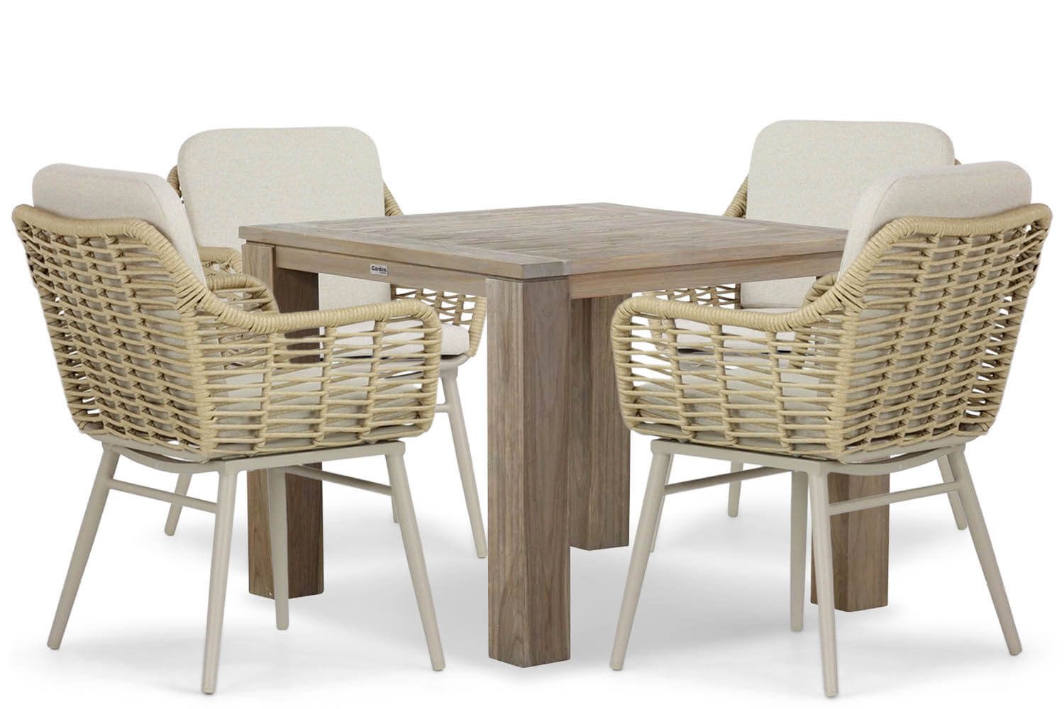 Coco Antoni/Brighton 100 cm dining tuinset 5-delig thumbnail