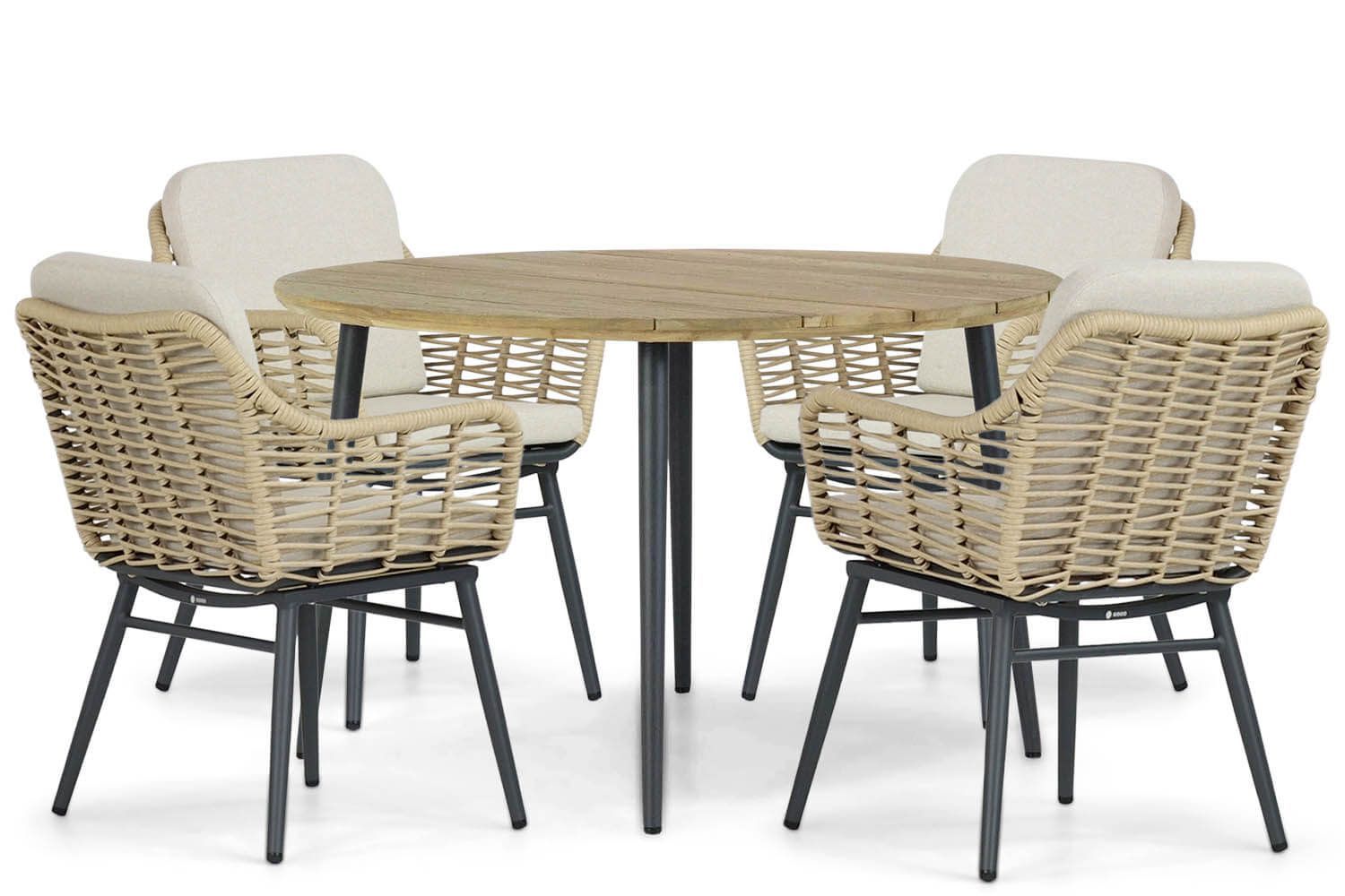 Coco Antoni/Montana 130 cm dining tuinset 5-delig thumbnail