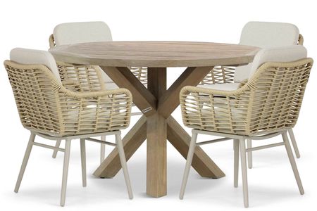 Coco Antoni/Sand City 120 cm dining tuinset 5-delig