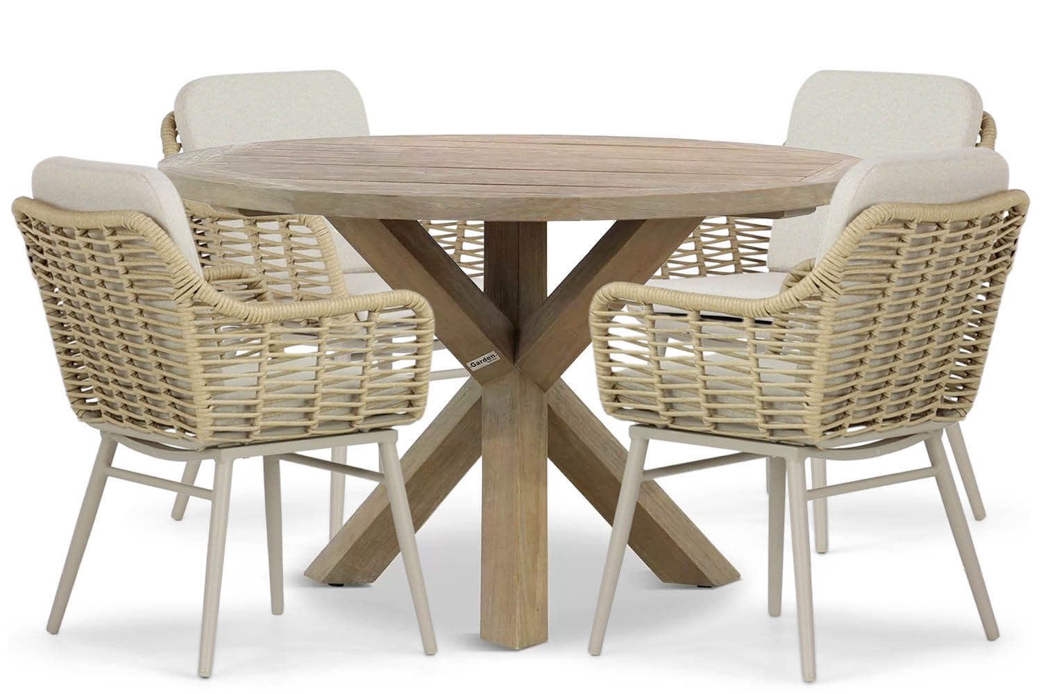 Coco Antoni/Sand City 120 cm dining tuinset 5-delig thumbnail