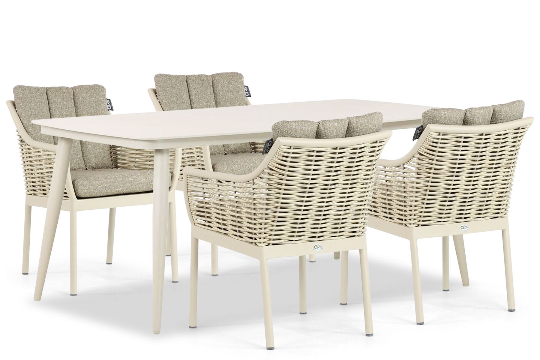 Apple Bee Milou/Vienna 180 cm dining tuinset 5-delig thumbnail