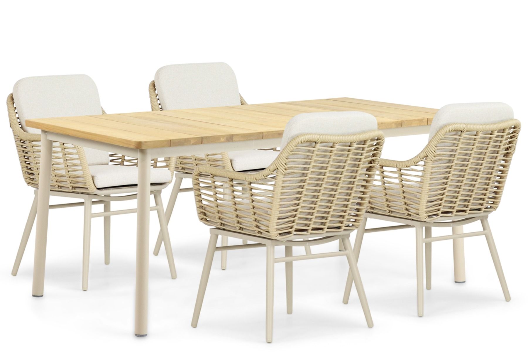 Coco Antoni/Milou 180 cm dining tuinset 5-delig thumbnail