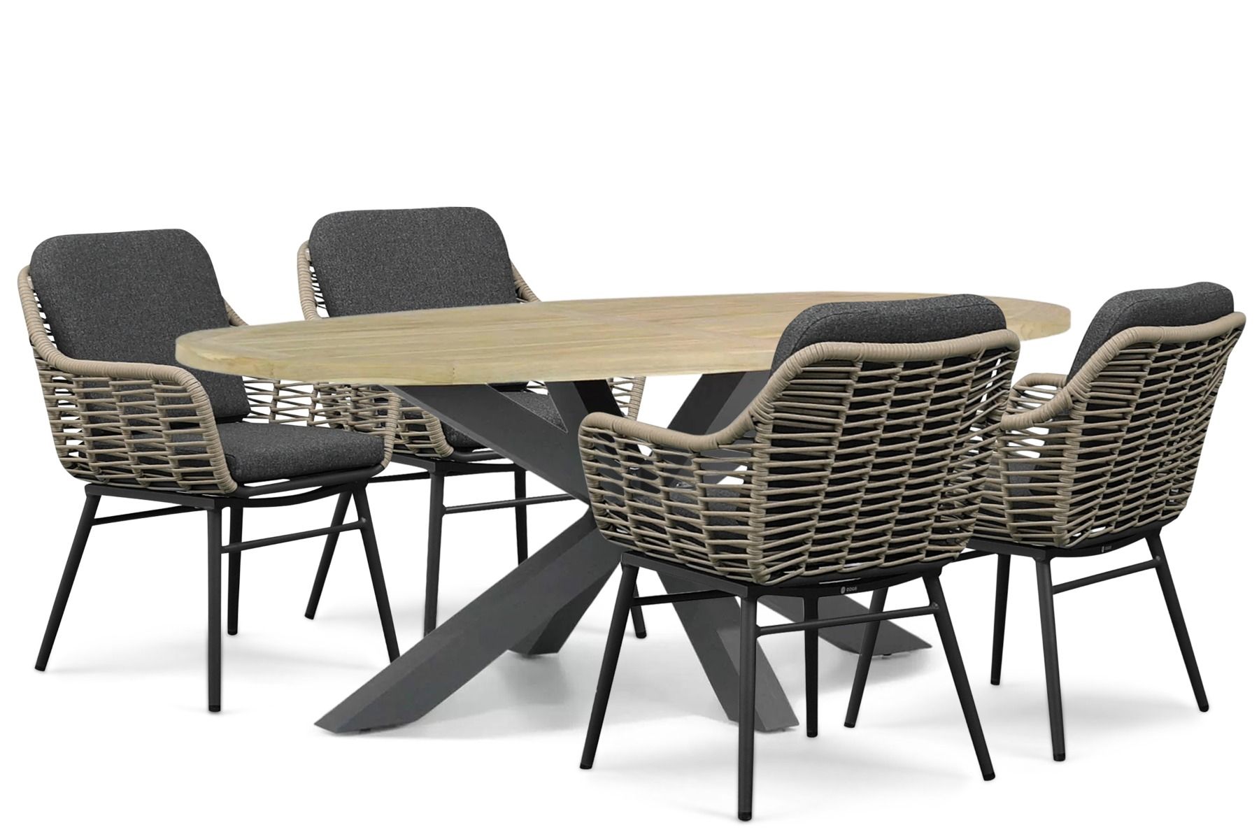 Coco Antoni/Brookline 200x110 cm dining tuinset 5-delig
