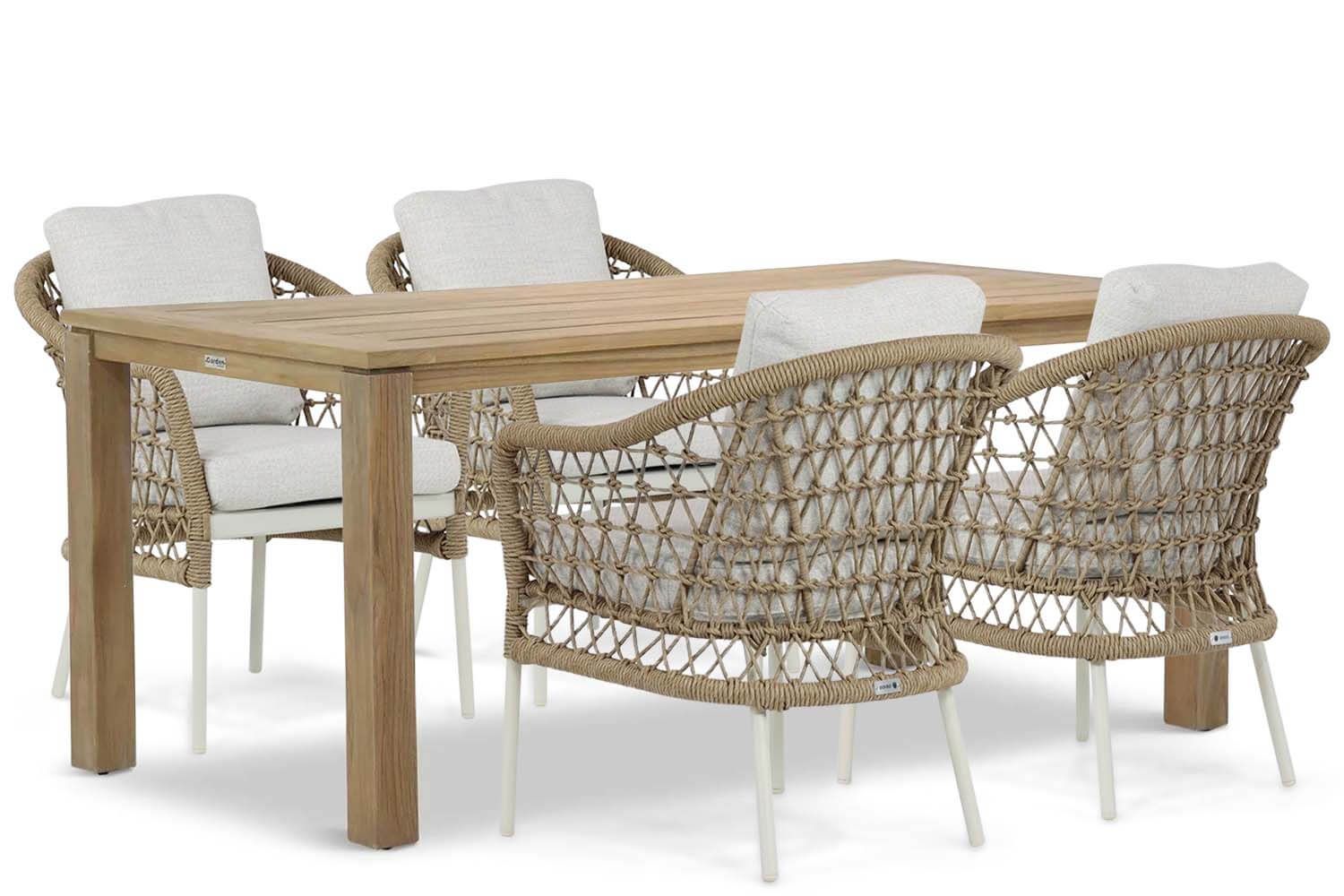 Coco Bali/Bristol 180 cm dining tuinset 5-delig thumbnail