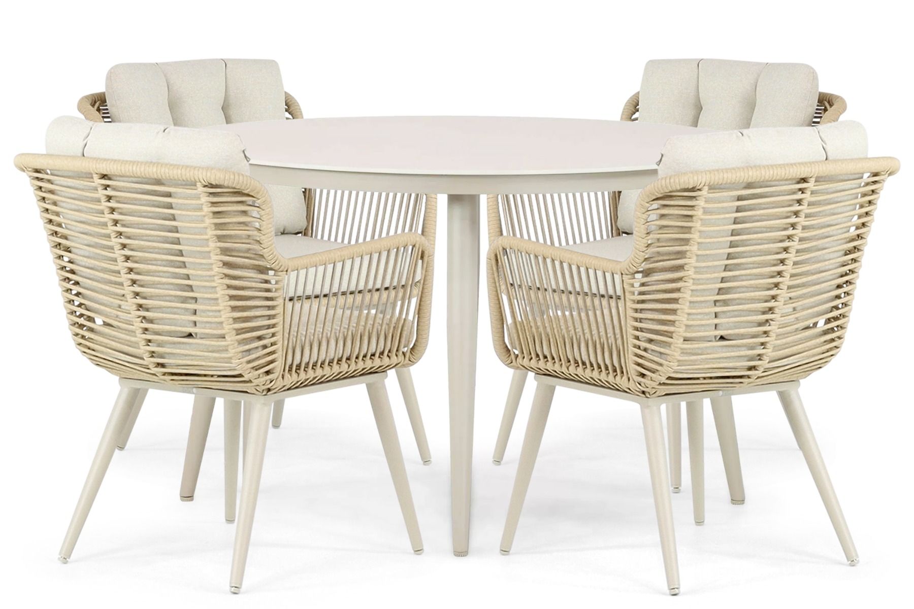 Coco Custa/Vienna 120 cm dining tuinset 5-delig thumbnail