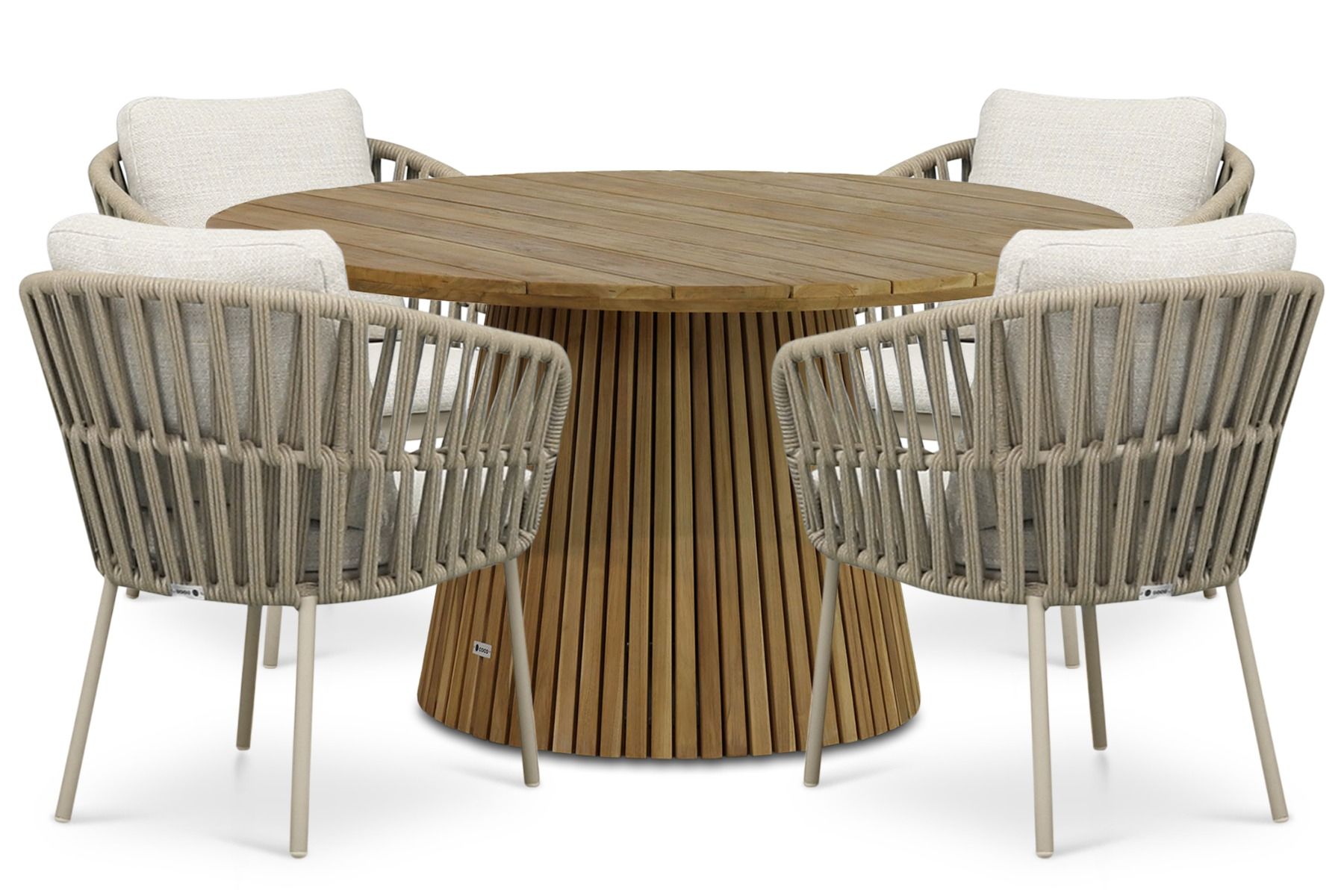 Coco Elara/Fungo 140 cm dining tuinset 5-delig