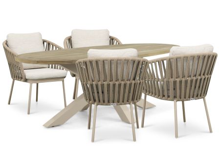 Coco Elara/Brookline 200x110 cm dining tuinset 5-delig