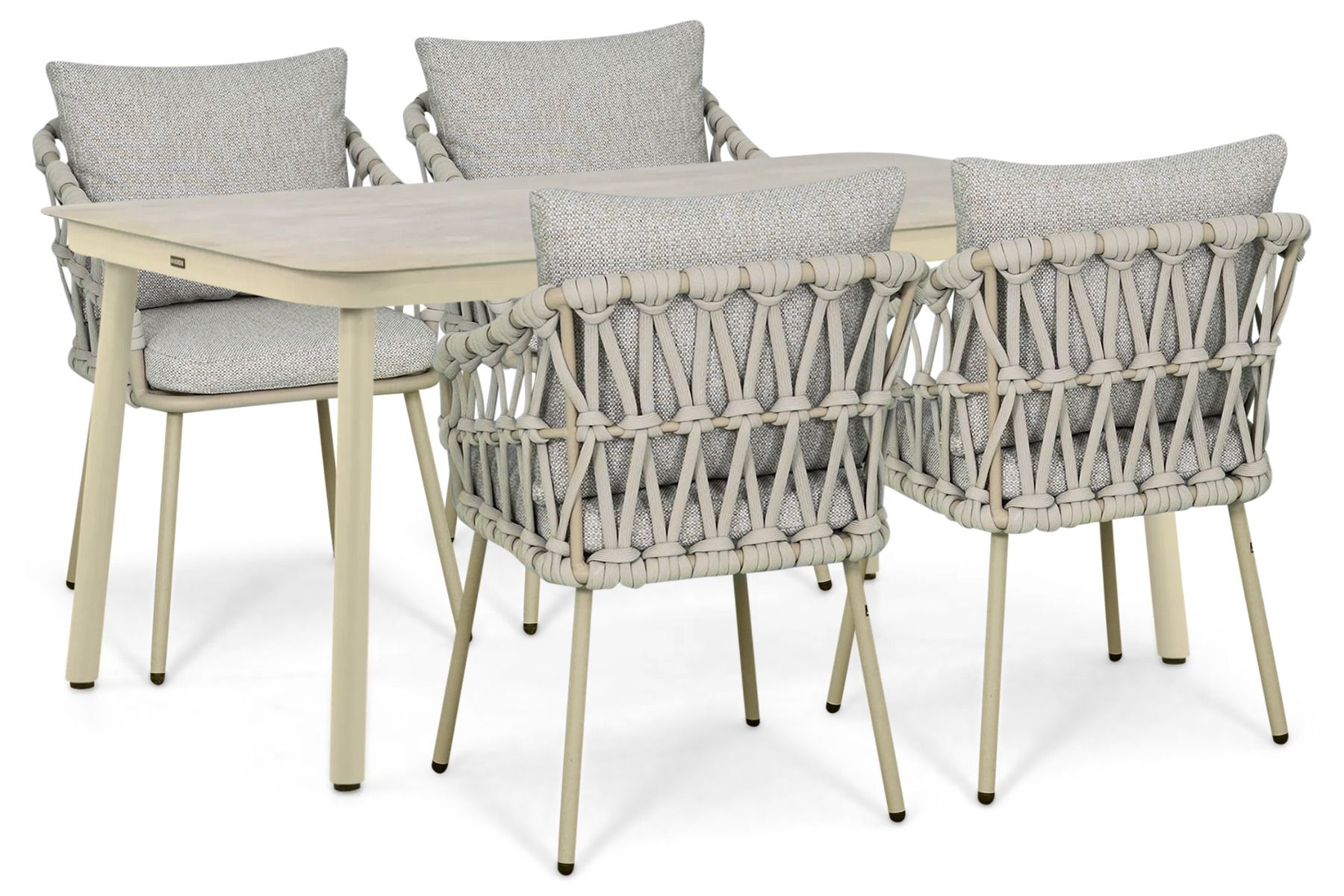 Coco Oliva/Tavano 160x90 cm dining tuinset 5-delig
