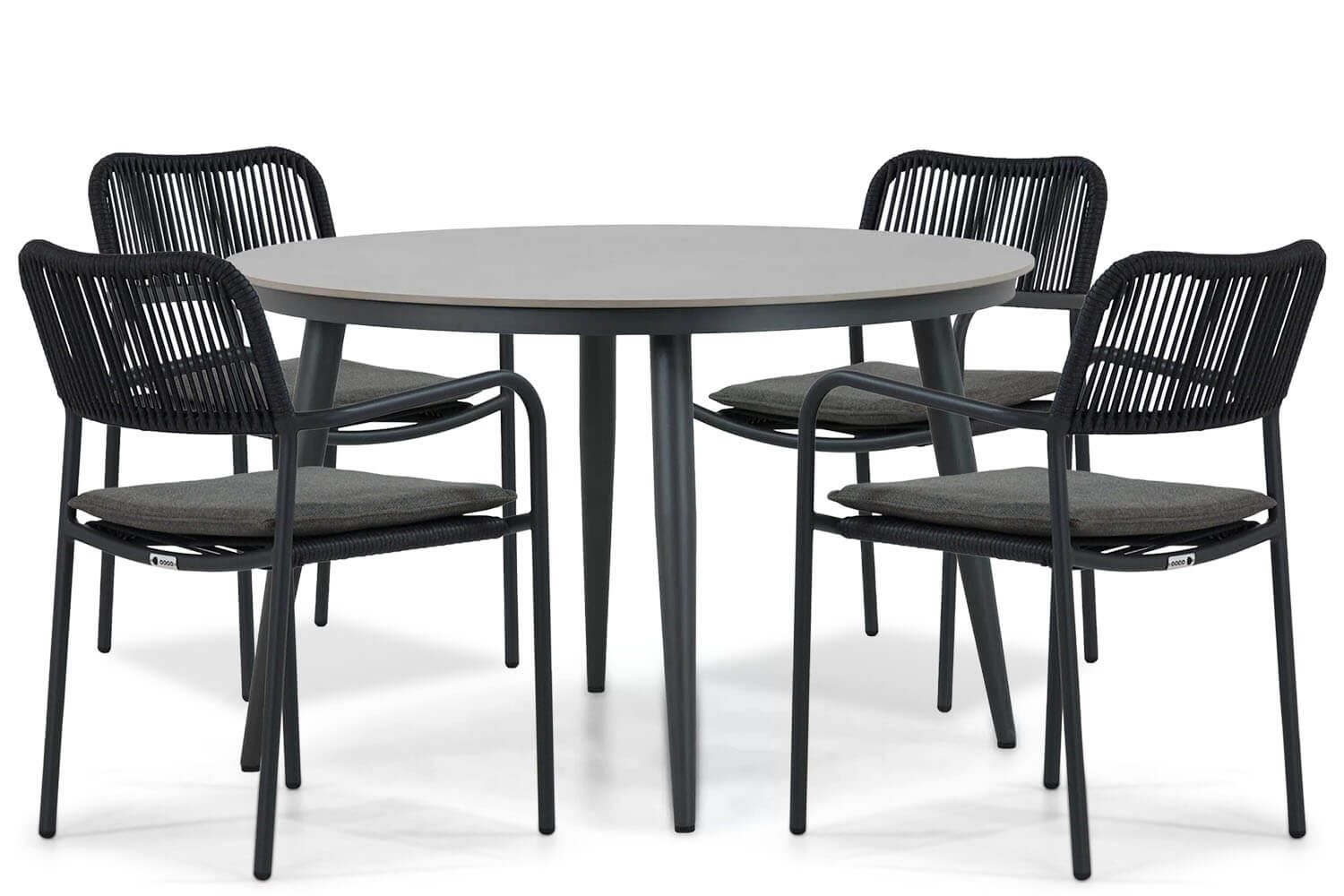 Coco Penya/Vienna 120 cm dining tuinset 5-delig thumbnail
