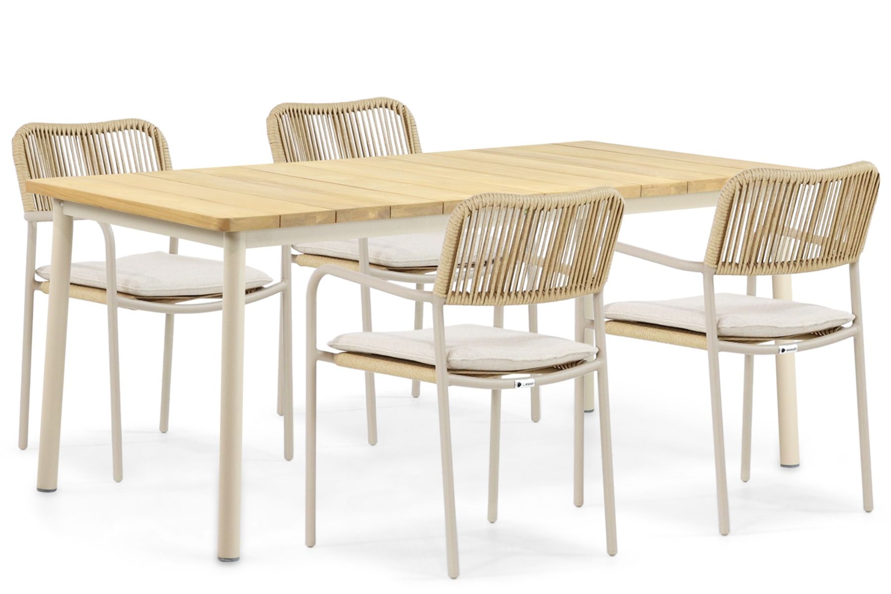 Coco Penya/Milou 180 cm dining tuinset 5-delig