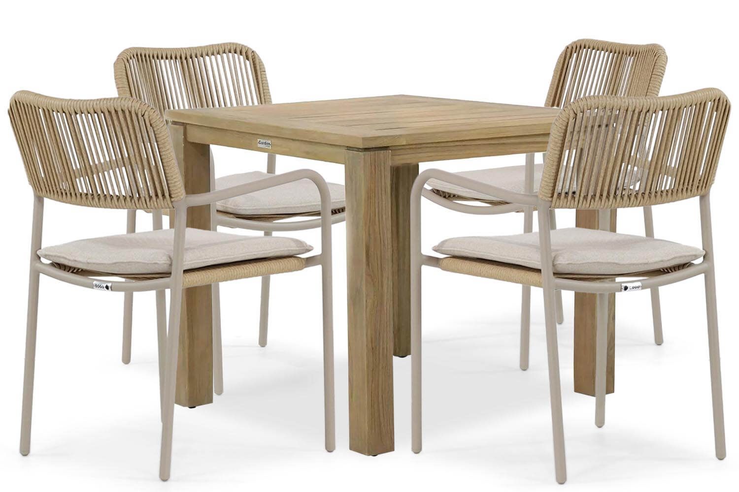 Coco Penya/Bristol 90 cm dining tuinset 5-delig