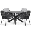 Coco Puerto/Livorno 125 cm dining tuinset 5-delig thumbnail