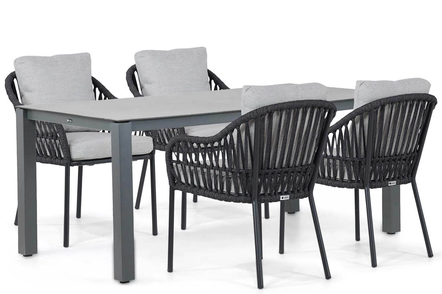 Coco Puerto/Yoko 180 cm dining tuinset 5-delig thumbnail