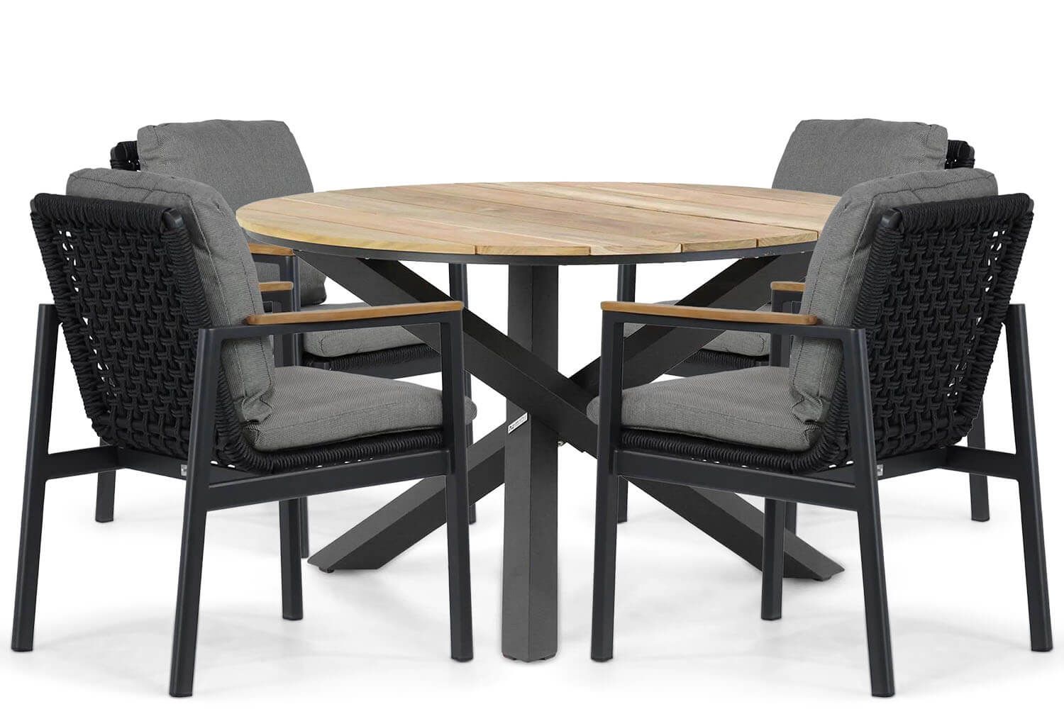 Coco Ralph/Fabriano 120 cm dining tuinset 5-delig thumbnail
