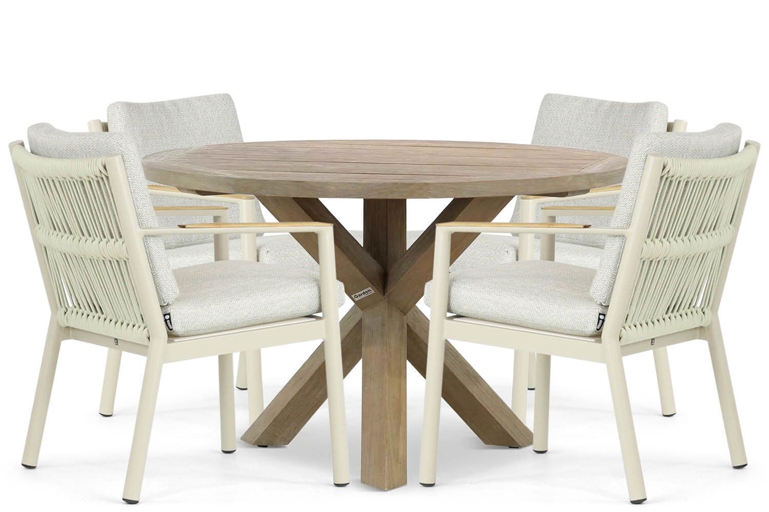 Coco Sevilla/Sand City 120 cm dining tuinset 5-delig
