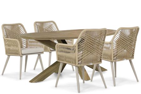 Coco Vedra/Boston 200 cm dining tuinset 5-delig