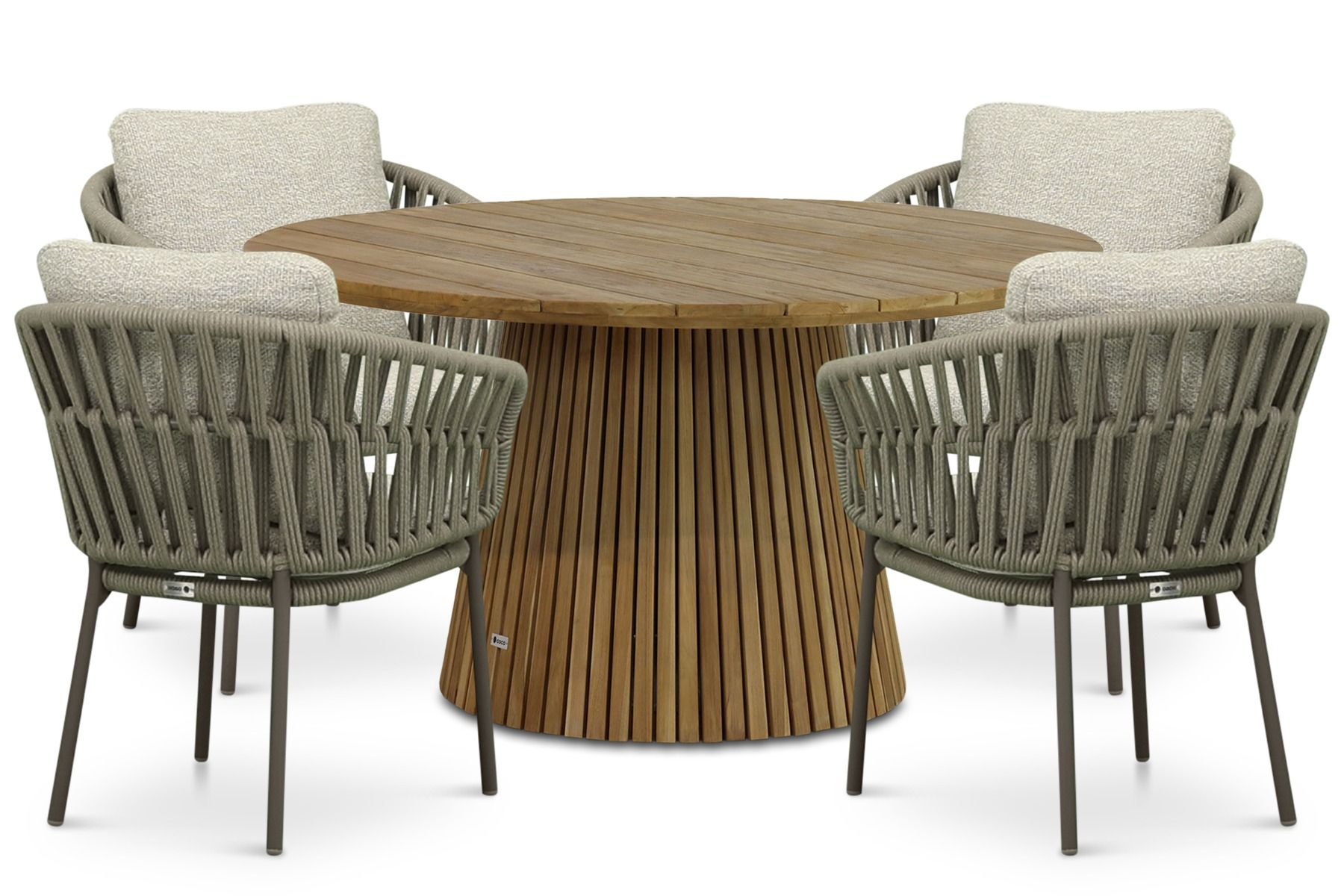 Coco Viento/Fungo 140 cm dining tuinset 5-delig