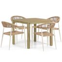 De Laan Granada/Weston 90 cm dining tuinset 5-delig thumbnail