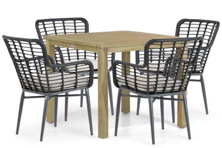 De Laan Toledo/Weston 90 cm dining tuinset 5-delig