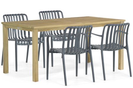 Domani Vento/Weston 160 cm dining tuinset 5-delig