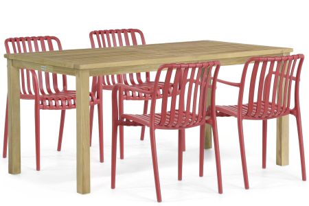 Domani Vento/Weston 160 cm dining tuinset 5-delig