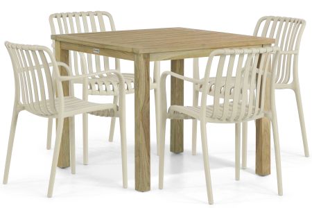 Domani Vento/Weston 90 cm dining tuinset 5-delig