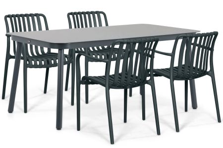 Domani Alba/Tavano 160x90 cm dining tuinset 5-delig