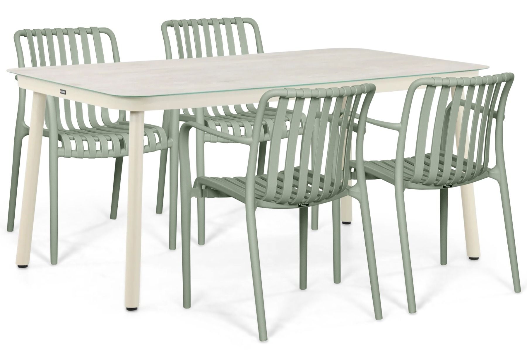 Domani Alba/Tavano 160x90 cm dining tuinset 5-delig