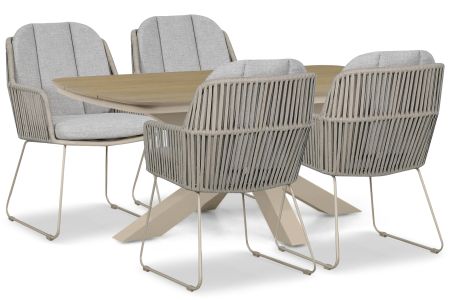 Domani Trivento/Camila 180x100 cm dining tuinset 5-delig