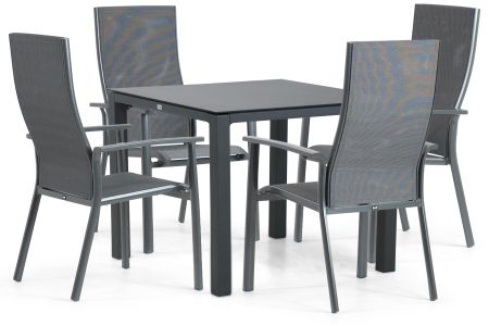 Hartman Sitges/Mateo 90 cm dining tuinset 5-delig