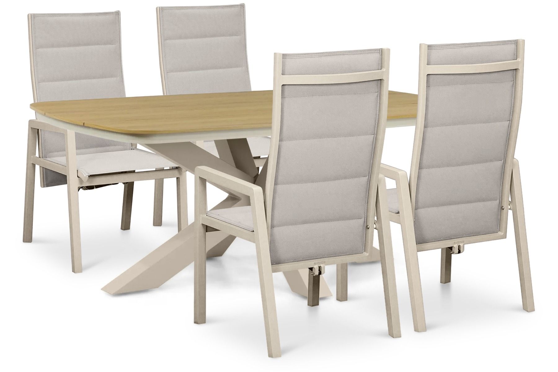 Lifestyle Essence/Camila 180x100 cm dining tuinset 5-delig