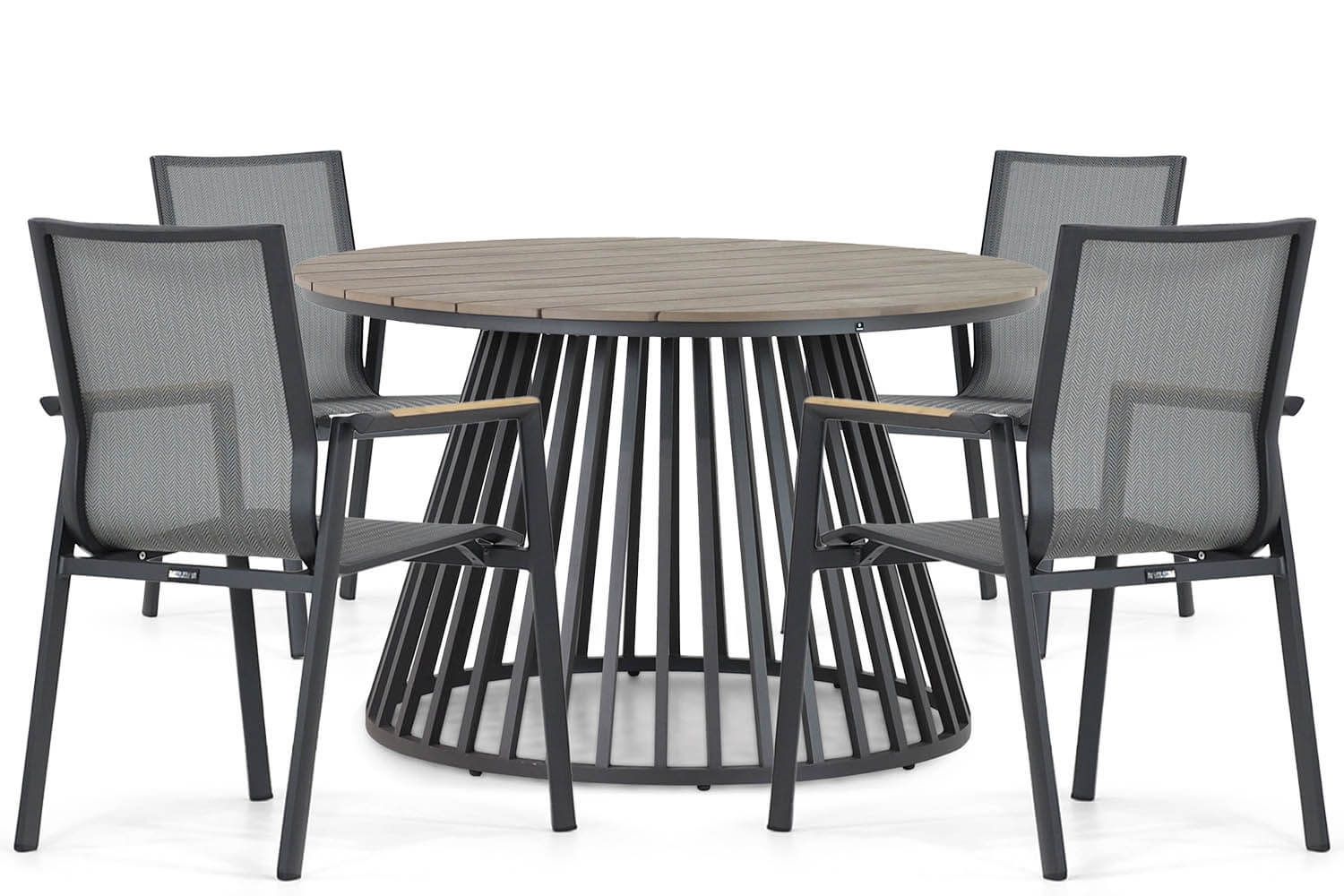 Lifestyle Fiora/Sorrento 125 cm dining tuinset 5-delig thumbnail