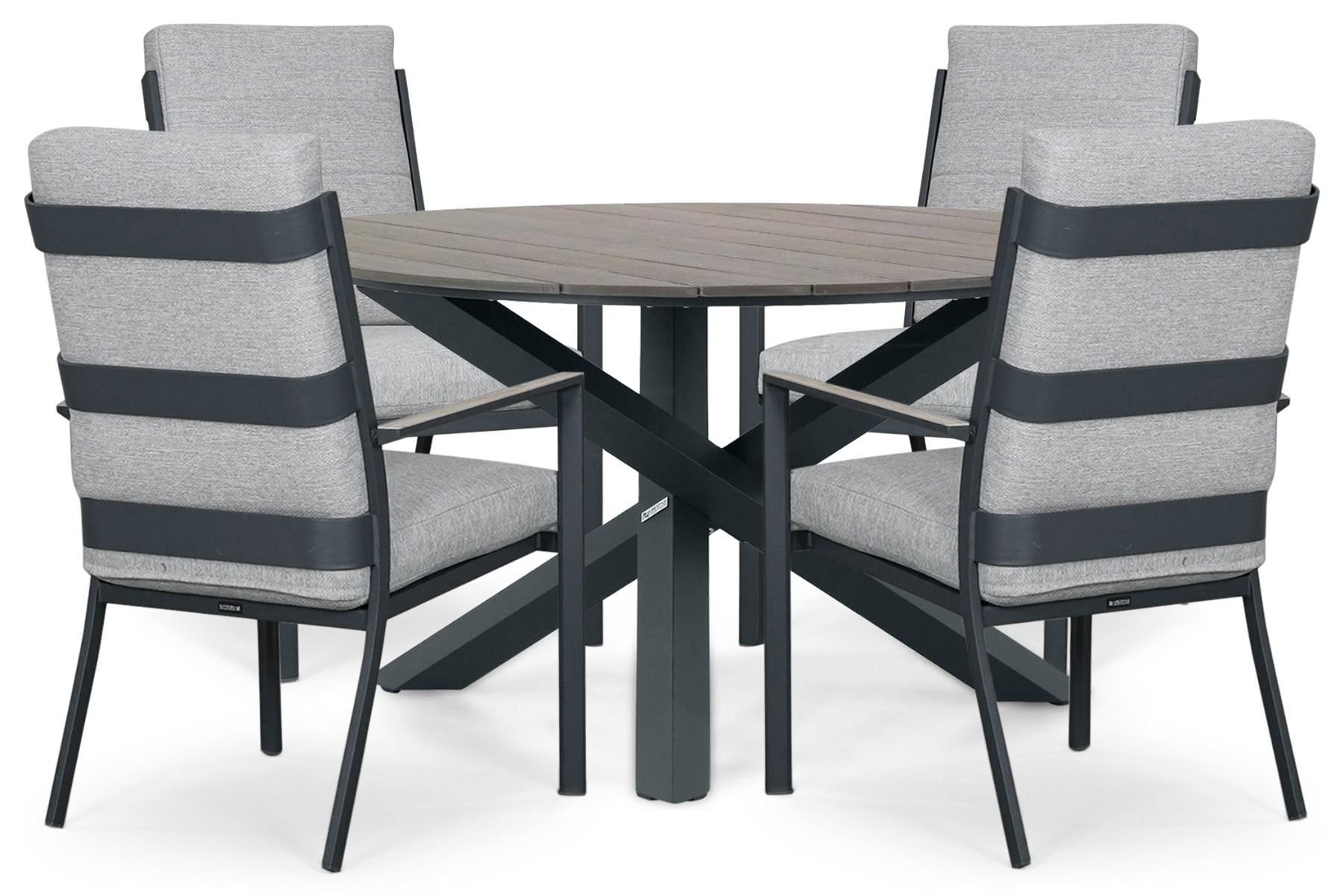 Lifestyle Lecce/Ancona 125 cm dining tuinset 5-delig