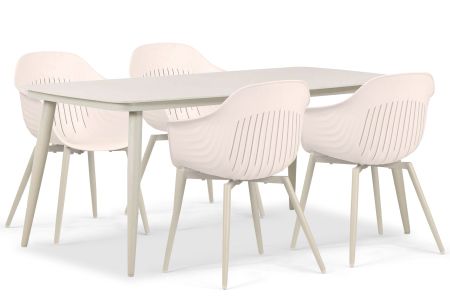 Lifestyle Lissabon/Vienna 180 cm dining tuinset 5-delig