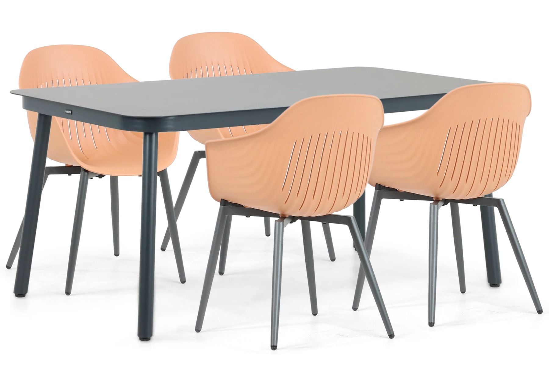 Lifestyle Lissabon/Tavano 160 cm dining tuinset 5-delig