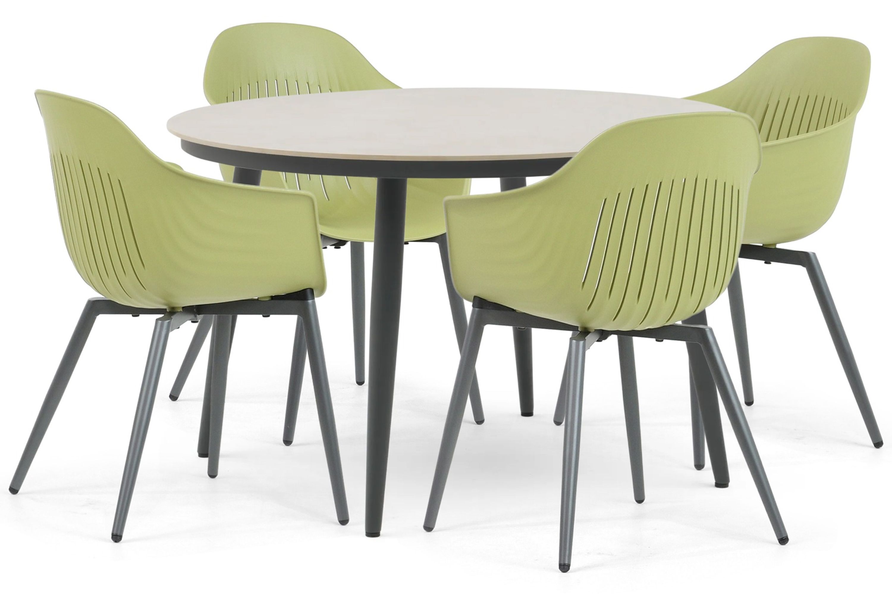 Lifestyle Lissabon/Vienna 120 cm dining tuinset 5-delig