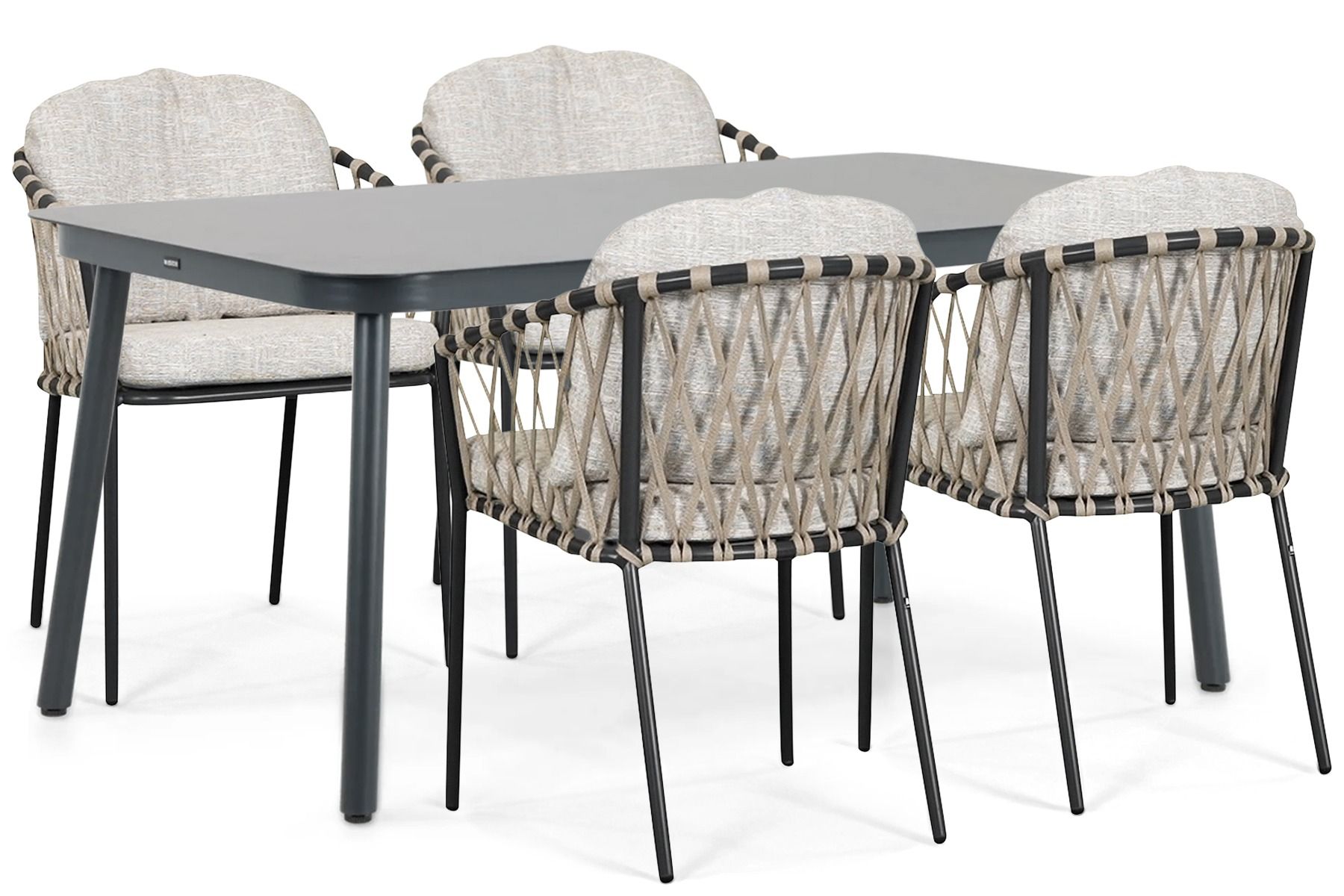 Lifestyle Morano/Tavano 160x90 cm dining tuinset 5-delig