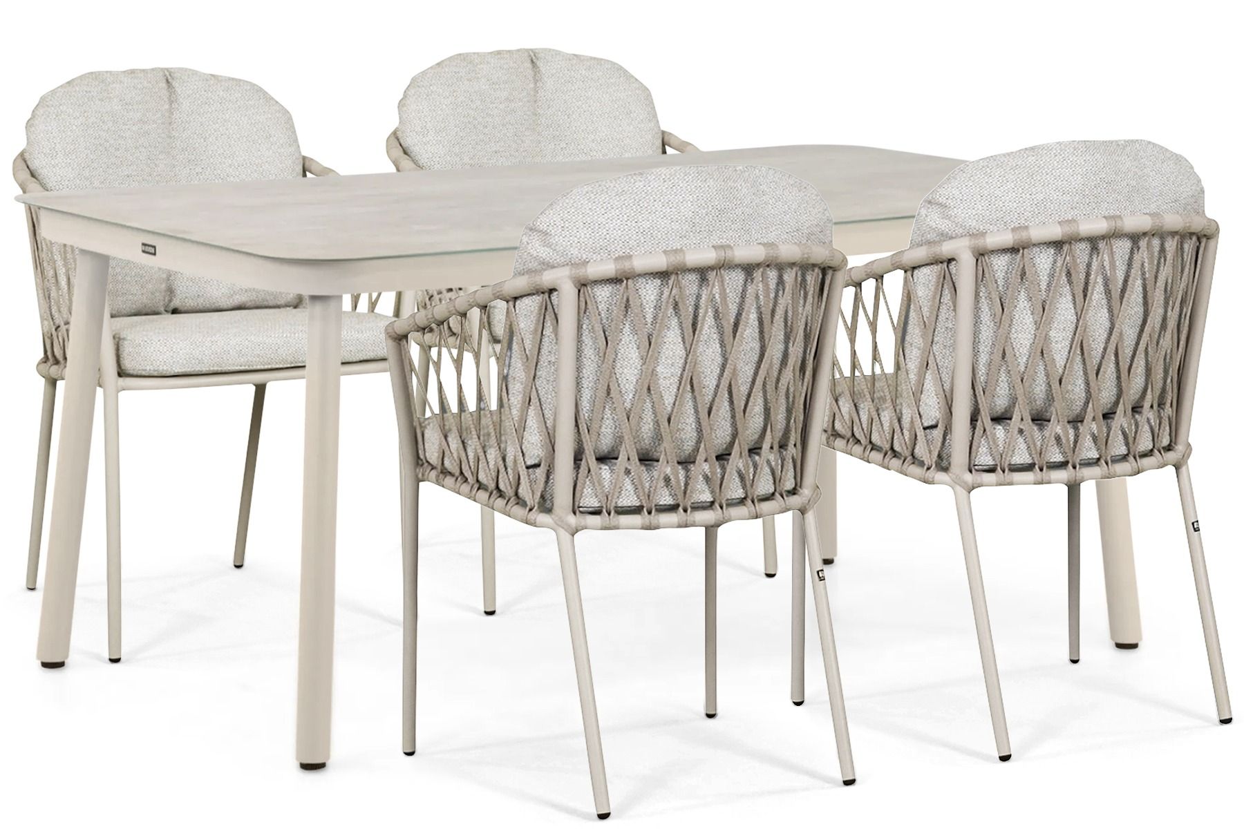 Lifestyle Morano/Tavano 160x90 cm dining tuinset 5-delig