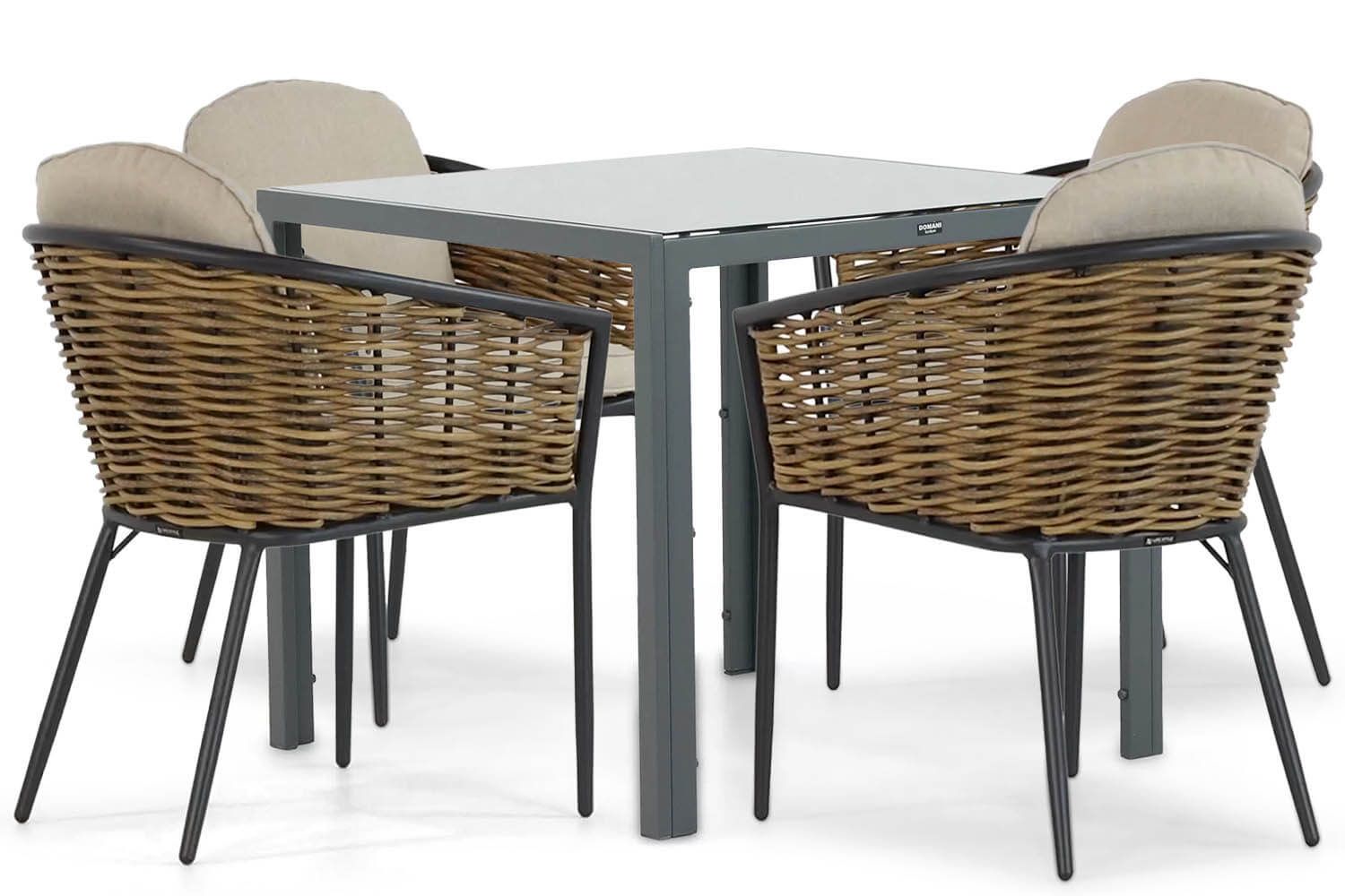 Lifestyle Nice/Venustas 85 cm dining tuinset 5-delig thumbnail