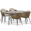Lifestyle Nice/Matale 180 cm dining tuinset 5-delig thumbnail
