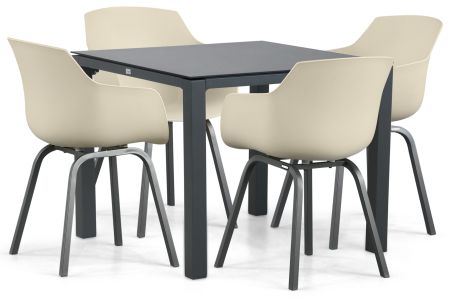 Lifestyle Salina/Mateo 90 cm dining tuinset 5-elig