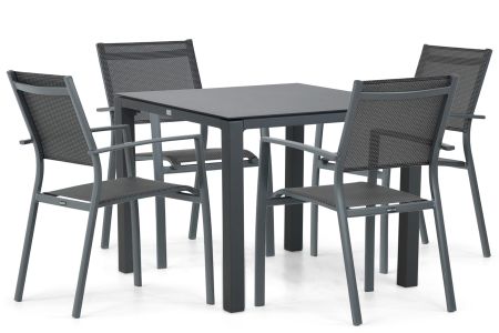 Lifestyle Sella/Mateo 90 cm dining tuinset 5-delig