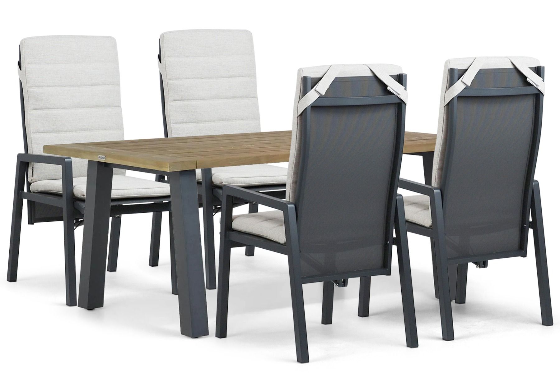 Lifestyle Vivaro/Cardiff 180x100 cm dining tuinset 5-delig