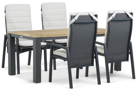 Lifestyle Vivaro/Veneto 180x90 cm dining tuinset 5-delig