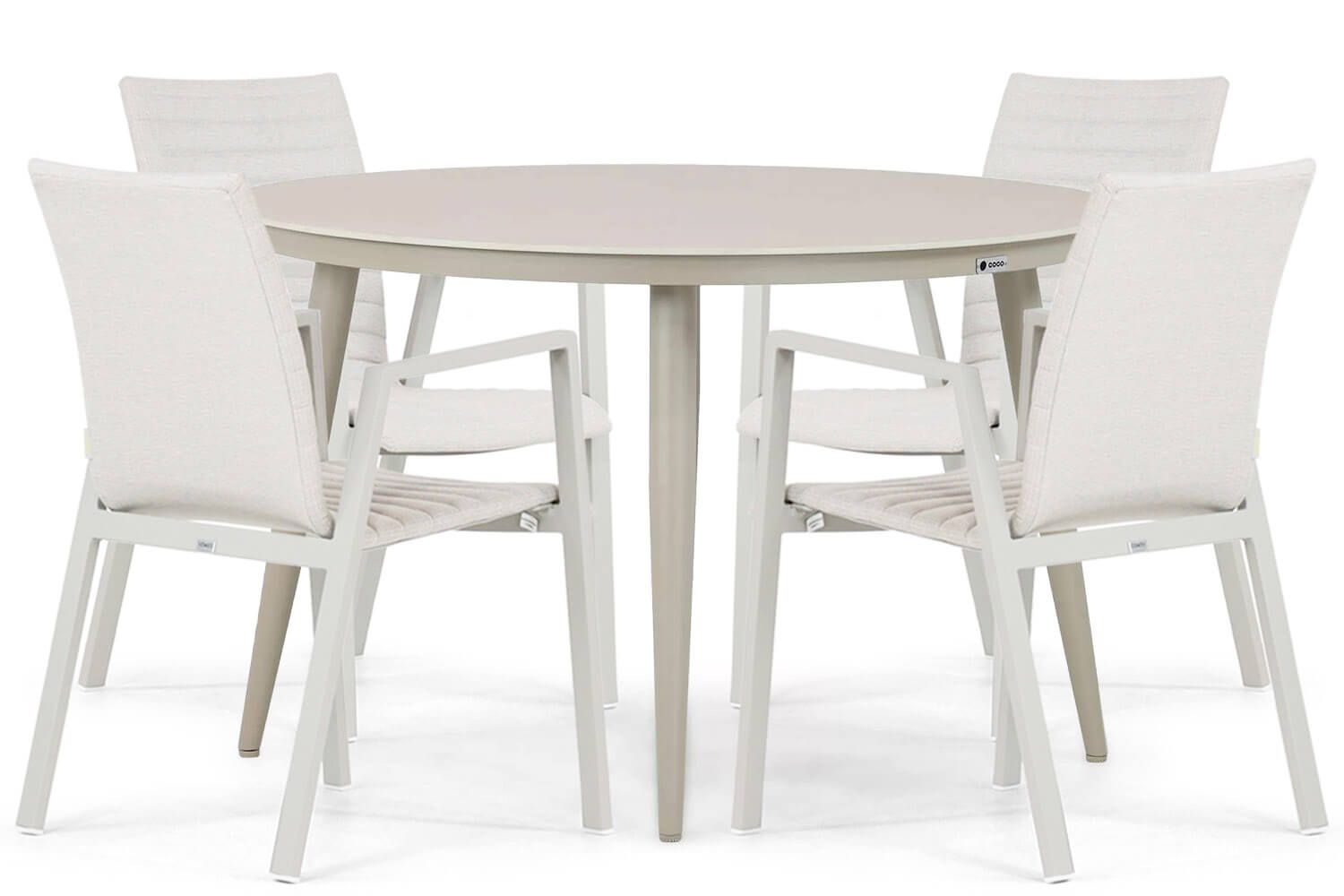 Osmen Joliet/Vienna 120 cm dining tuinset 5-delig thumbnail